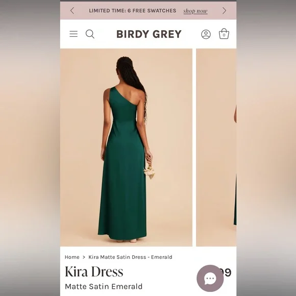 Emerald green dress - Picture 2 of 5